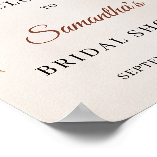 Poster Fleurs d'automne et d'automne Marigold Boho signe (Coin)