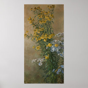 Poster Fleurs d'automne Gunnar Gunnarsson Wennerberg