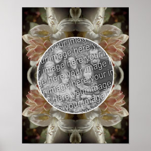 Poster Fleurs d'azalée Teinte Créer Votre Propre Photo