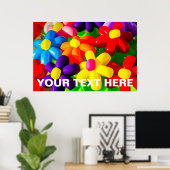 Poster Fleurs de ballons de jouets (Bureau à domicile)