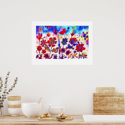 POSTER FLEURS DE BLOOM COMPLÈTES (Cuisine)