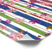 Poster Fleurs de bois (Coin)