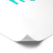 Poster Fleurs de bonheur de volley-ball (Coin)