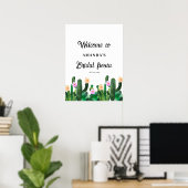 Poster Fleurs de cactus Bridal Fiesta (Bureau à domicile)
