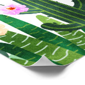 Poster Fleurs de cactus Bridal Fiesta (Coin)