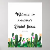 Poster Fleurs de cactus Bridal Fiesta (Devant)