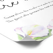 Poster Fleurs de calla blanches - Où Étions-nous (Coin)