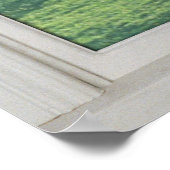 Poster Fleurs de cerises - Fausse fenêtre blanche (2 0f 3 (Coin)