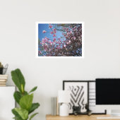 Poster Fleurs de cerisiers (Bureau à domicile)