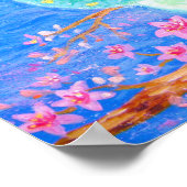 Poster Fleurs de cerisiers (Coin)