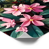 Poster Fleurs de cerisiers au lac de la Pagode (Coin)