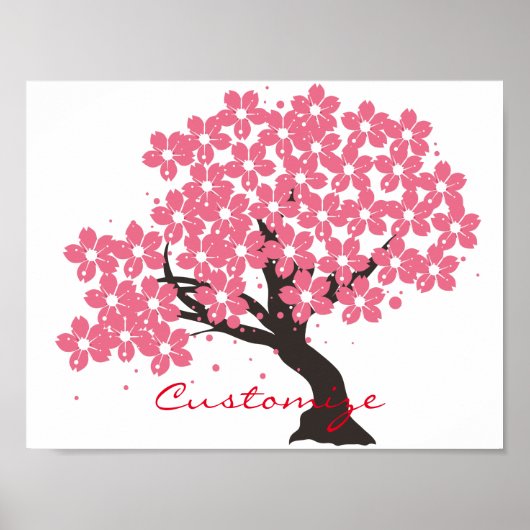 Poster Fleurs de cerisiers au Sakura japonais Thunder_Cov (Devant)