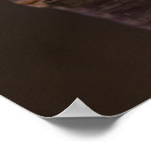 Poster Fleurs de cerisiers blotties contre l'affiche de l (Coin)