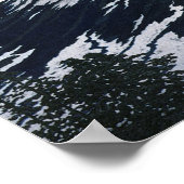 Poster Fleurs de cerisiers Mont Fuji Japon (Coin)