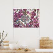 Poster Fleurs de cerisiers roses (Cuisine)