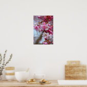 Poster Fleurs de cerisiers roses (Cuisine)