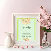 Poster Fleurs de cerisiers roses, mariage préféré