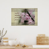 Poster Fleurs de cerisiers Vous Êtes Belle (Cuisine)