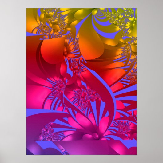 Poster Fleurs de Chakra (Devant)
