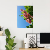 Poster Fleurs de châtaigniers en fleurs au printemps (Bureau à domicile)