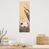 Poster Fleurs de chats et de prunes - Hishida Shunso (Cuisine)