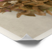 Poster fleurs de chute tryptich (Coin)