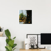 Poster Fleurs de clôture (Bureau à domicile)