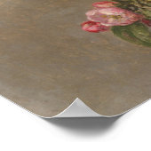 Poster Fleurs de colibri et de pomme (Coin)