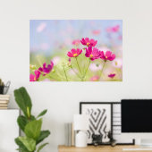 Poster Fleurs de cosmos (Bureau à domicile)