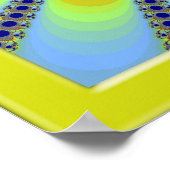 Poster Fleurs de couleurs florissantes (Coin)