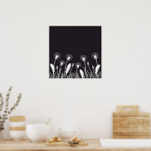 Poster Fleurs de Dandelion (Cuisine)