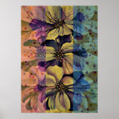 Poster Fleurs de Delphinium utopique (Devant)