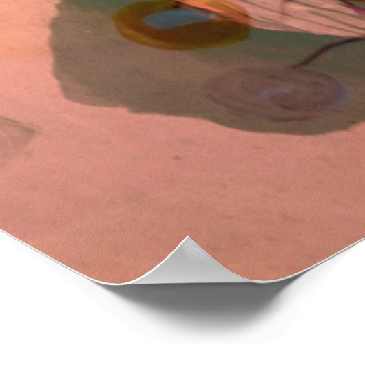 Poster Fleurs de Delphinium utopique (Coin)