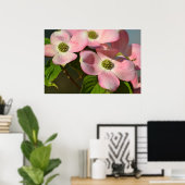 Poster Fleurs de Dogwood Rose (Bureau à domicile)