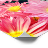 Poster Fleurs De Faisceau Et Cadres D'Abeilles De Bumble  (Coin)