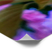 Poster Fleurs de fleurs de cerisier rose (Coin)