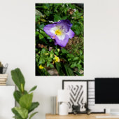 Poster Fleurs de Freesia Violettes (Bureau à domicile)