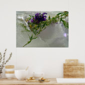 Poster Fleurs de Glace, (Cuisine)