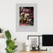 Poster Fleurs de jardin (Bureau à domicile)