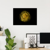 Poster Fleurs de jardin arrière N° 85 Version couleur (Bureau à domicile)