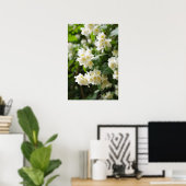 Poster Fleurs de jasmin dans le jardin (Bureau à domicile)