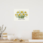 Poster Fleurs de jonquilles de mars (Cuisine)