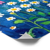 Poster Fleurs de la brigade des jardins de la mère (Coin)