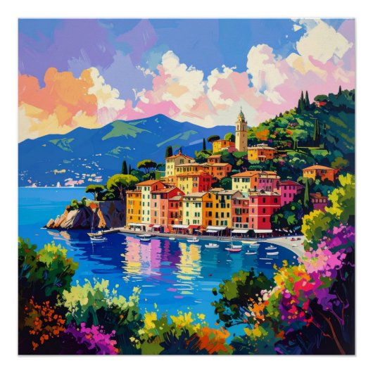 Poster Fleurs de la Côte d'Amalfi (Devant)