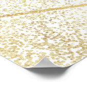 Poster Fleurs de la Marine Aquarelle Florale Mariage Bien (Coin)