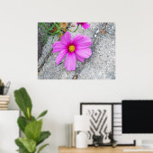 Poster Fleurs de lavande avec citations Inspirationnelles (Bureau à domicile)
