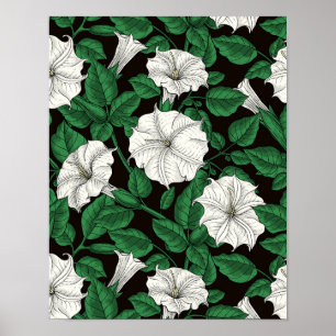 Poster Fleurs de lune 2