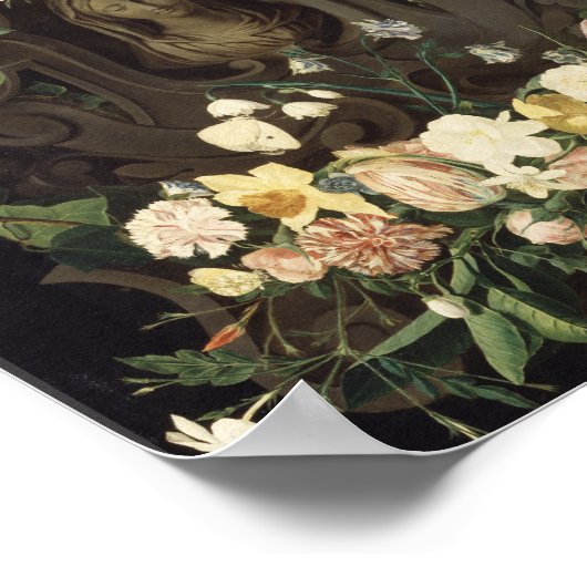 Poster Fleurs de Marie Art sacré (Coin)