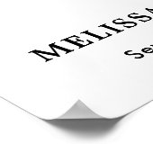 Poster Fleurs de mémoire aimante Fleur de daisy Photo Mém (Coin)