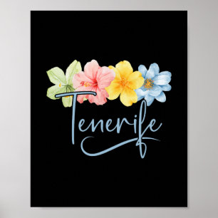 Poster Fleurs de Minorque Espagne Learic Îles Floral Vaca
